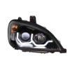 Blackout Projection Headlight With LED Position Light For 2001-2020 Freightliner Columbia - Passenger RH