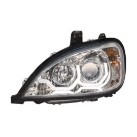 Chrome Projection Headlight With LED Position Light For 2001-2020 Freightliner Columbia - Driver LH