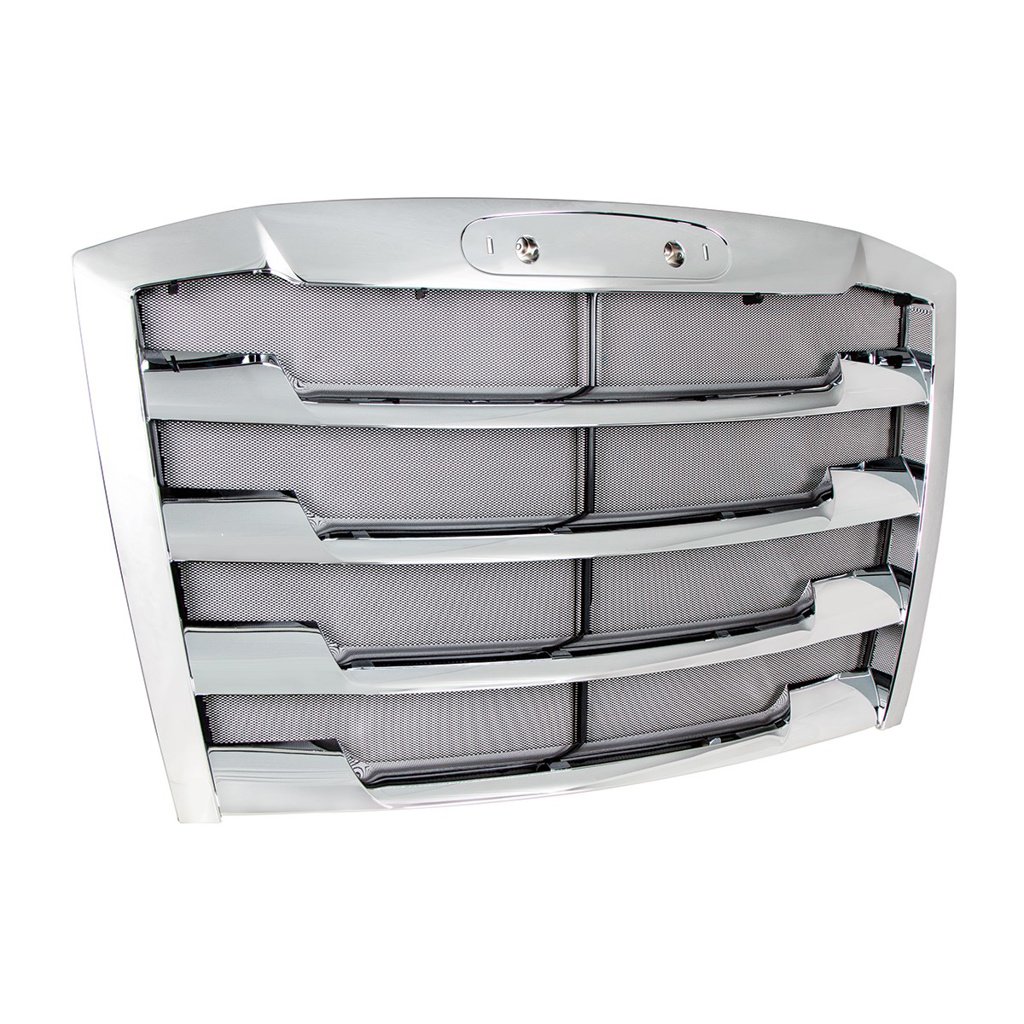 Chrome Grille With Bug Screen For 2018-2024 Freightliner Cascadia - Image 2