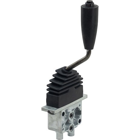 SINGLE AXIS AIR CONTROL VALVE, 55-DEGREE HANDLE OFFSET WITH ON/OFF SWITCH