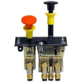 DUAL LEVER NON-FEATHERING NON-DISENGAGE NON-RETURN PTO/PUMP AIR CONTROL VALVE