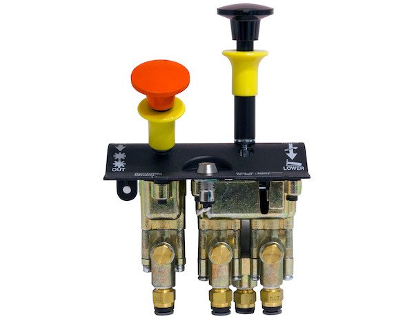 DUAL LEVER NON-FEATHERING NON-DISENGAGE NON-RETURN PTO/PUMP AIR CONTROL VALVE