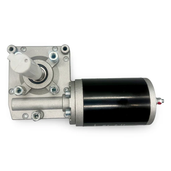 Electrical Tarp Motor 600 Watt, 50:1 - 0.8HP W / Chrome Cover, Ratio 50:1 Slim style Gear Box, 12 Volt 40Amps - Image 2