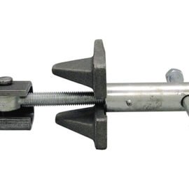 STEEL TAILGATE LATCH ASSEMBLY WITH FORGED STEEL BRACKETS AND CLEVIS