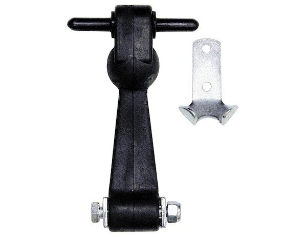 6'' INCH HEAVY-DUTY RUBBER HOOD CATCH - INCLUDES BRACKETS AND PIN-NO BUMPER