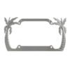 License Plate Frame w/ 4 Holes & Palm Trees
