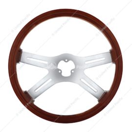 18" Chrome 4 Spoke Steering Wheel - UP