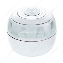 Chrome Steering Wheel Hub & Horn Button Kit For 2014-2025 Kenworth T680 & Peterbilt 579-UP