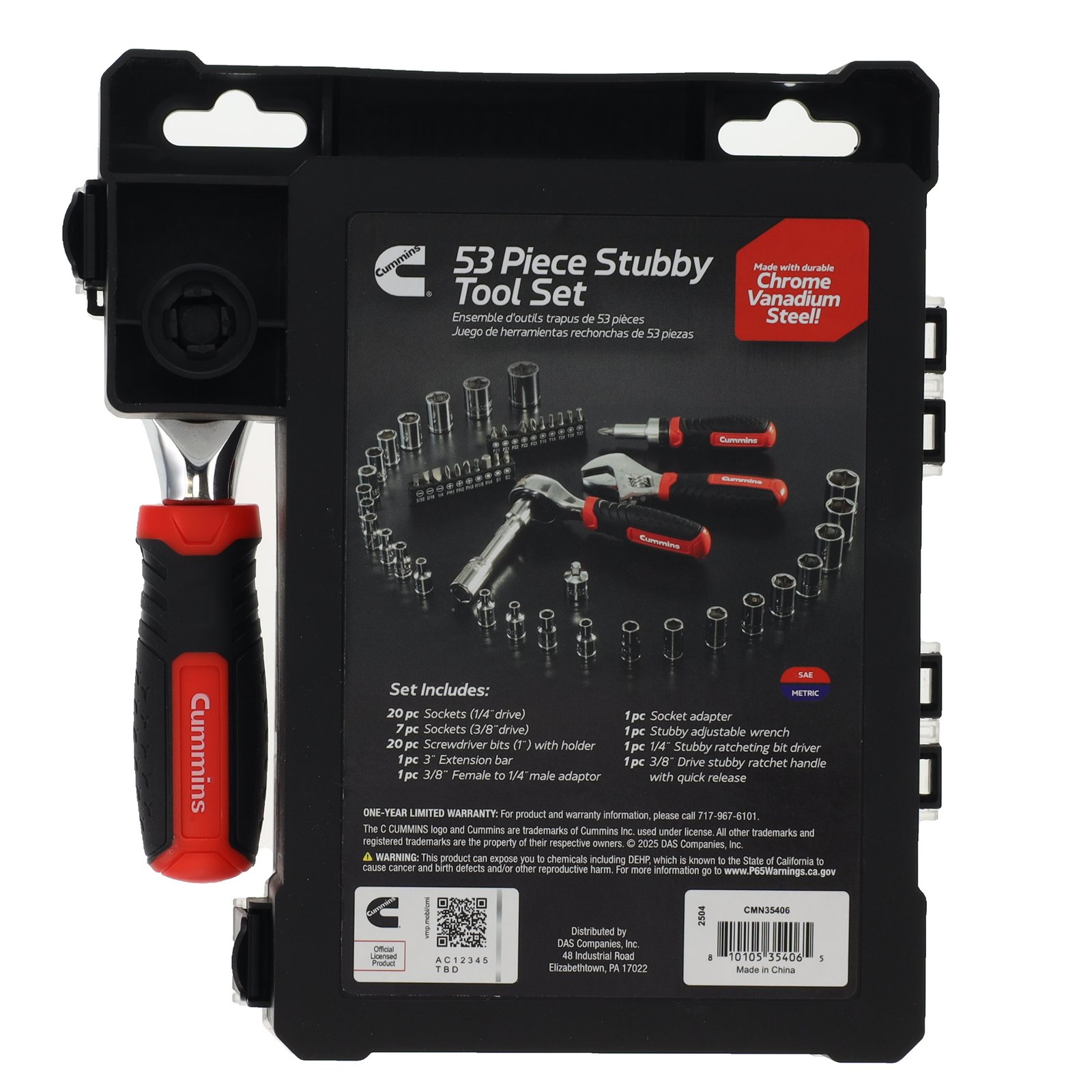 53 Piece Stubby Tool Set Cummins - Image 3