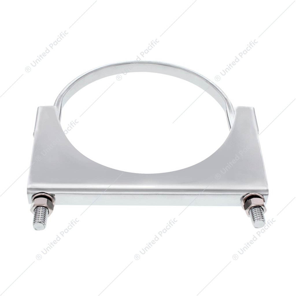 6" Chrome U-Bolt Exhaust Clamp