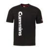 Cummins Racing Stripes T-Shirt Black Xtra Large