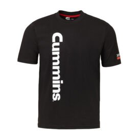 Cummins Racing Stripes T-Shirt Black (2Xtra Large)