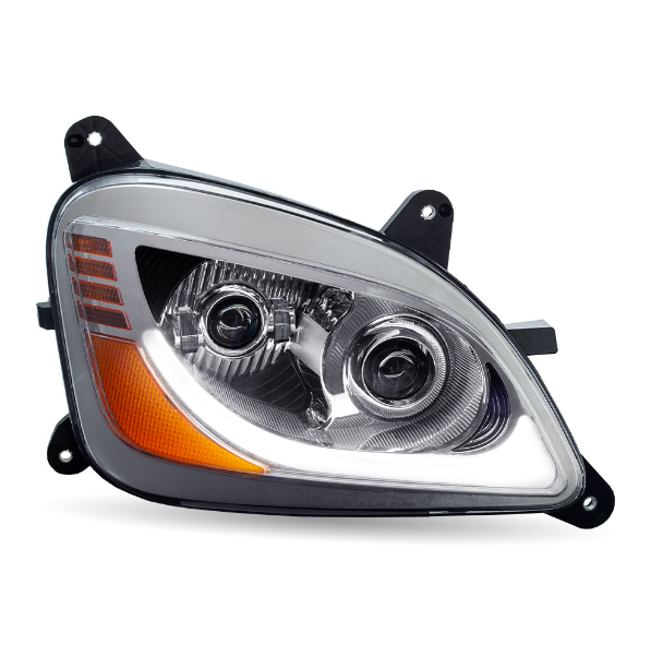 PB. 579/587 LED Projector Headlight Assembly – Chrome (Passenger Side) - Image 2