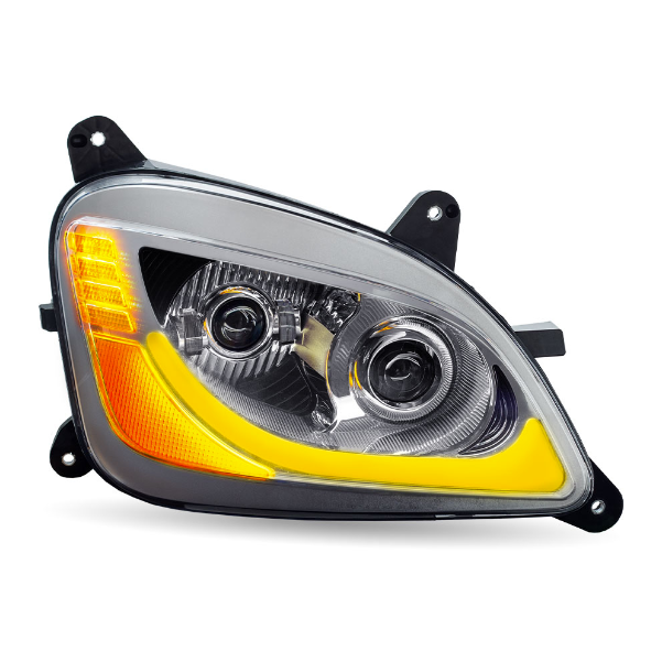 PB. 579/587 LED Projector Headlight Assembly – Chrome (Passenger Side) - Image 3